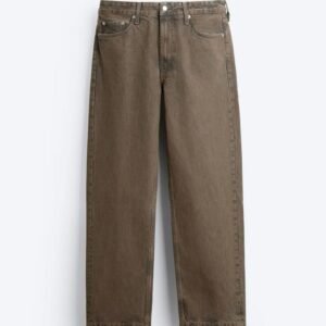 Stonewashed Brown Jeans